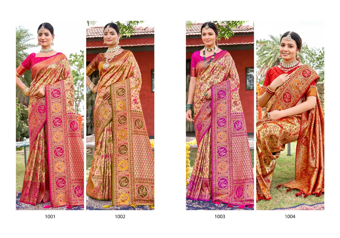 Riwaayat Silk Vol 6 By Saroj Jacquard Silk Sarees Wholesale Shop In Surat